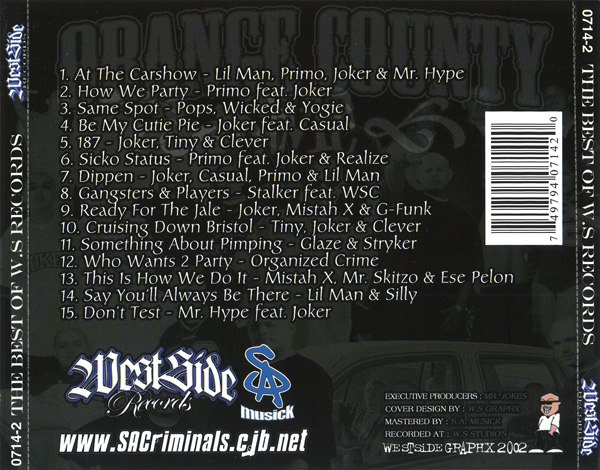 The Best Of WestSide Records Chicano Rap The Best Of WestSide Records Chicano Rap